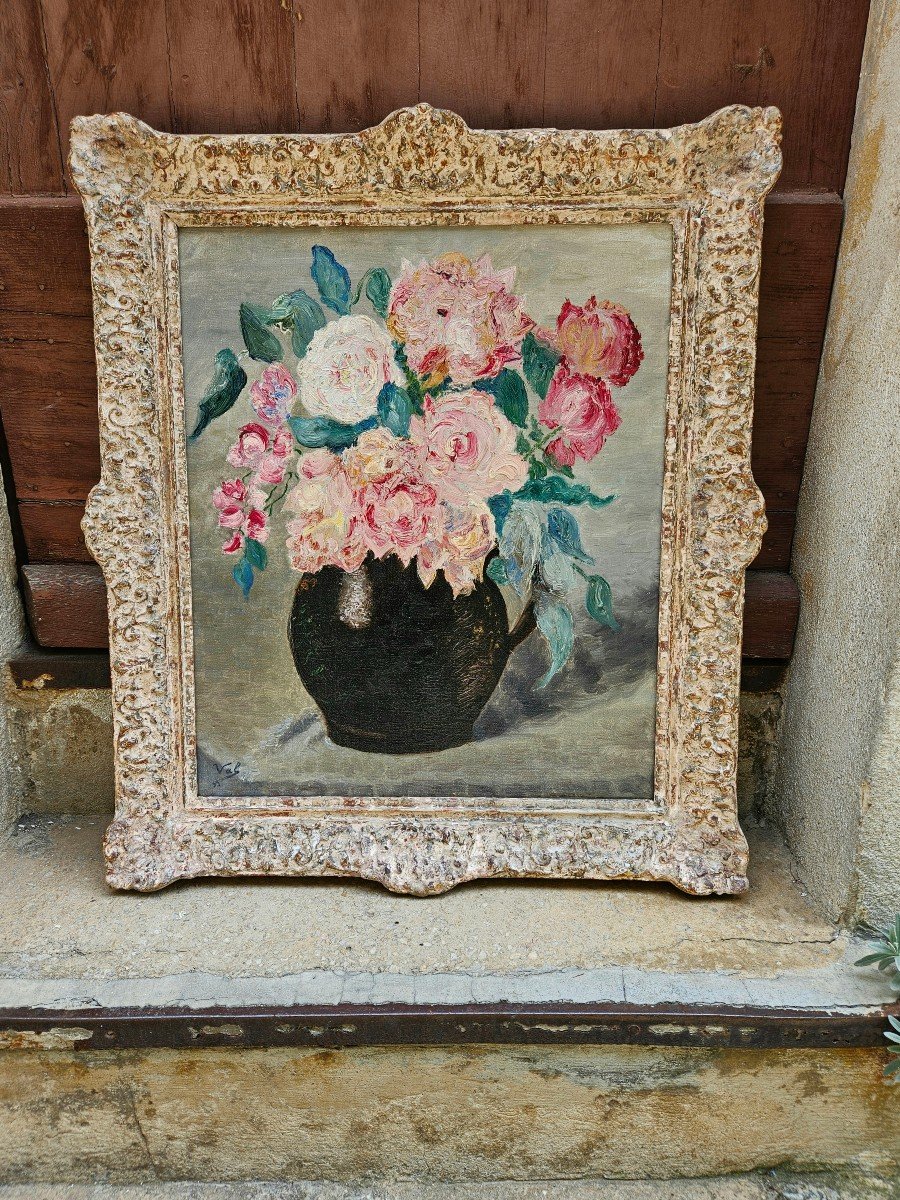 The Bouquet By Valentine Val 1870-1943-photo-2