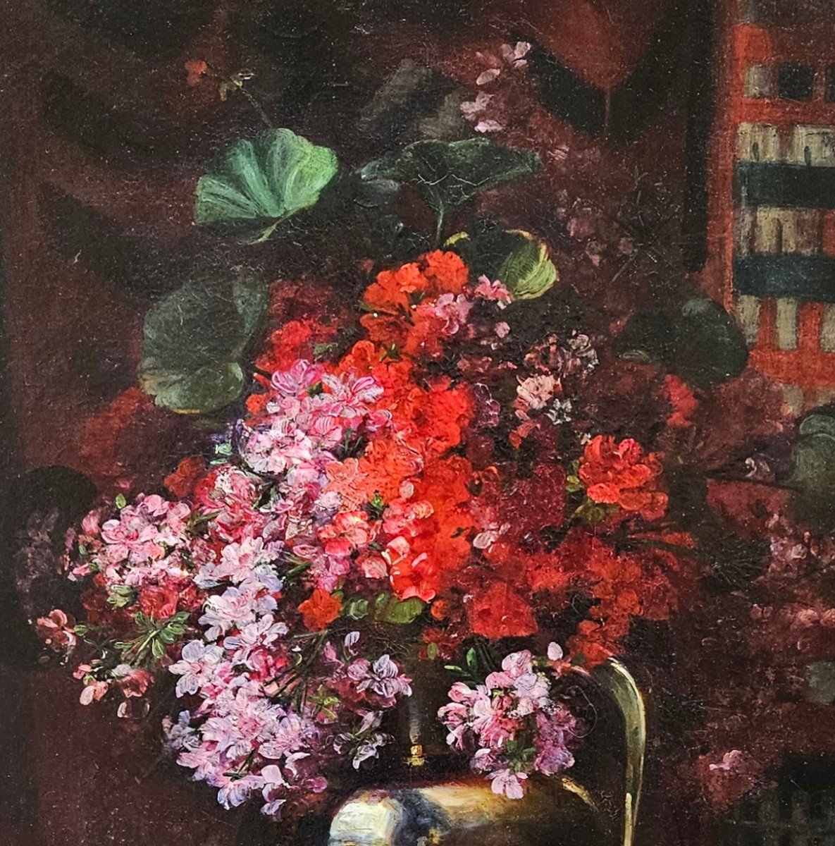 Bouquet Fleuri Par Félix Carme 1863-1938-photo-1