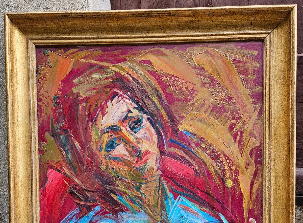 Portrait Par Antoine Ferrari 1910-1995-photo-1