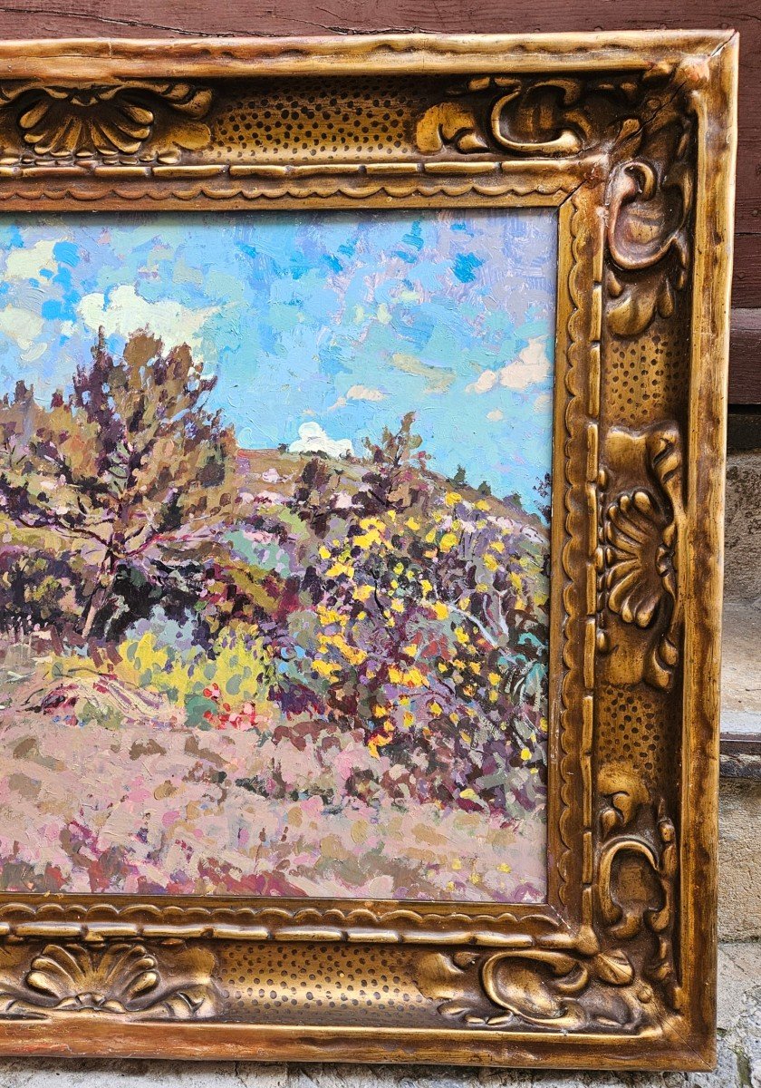 Spring In Provence By Michel Zimmermann 20th-20th Century-photo-3