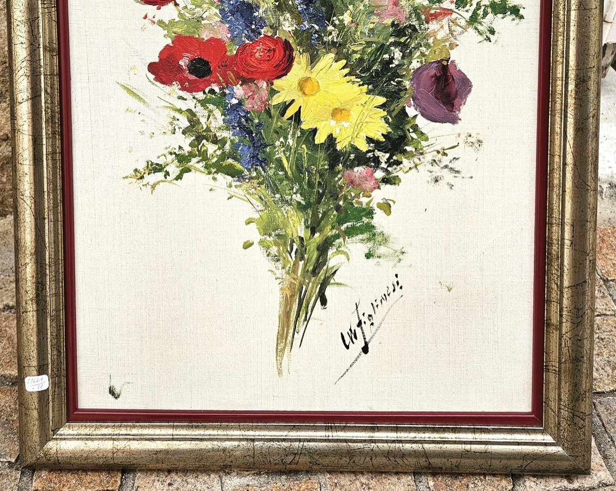 Field Flowers By Costanzo Waldemaro Figlinesi 1912-1991-photo-1