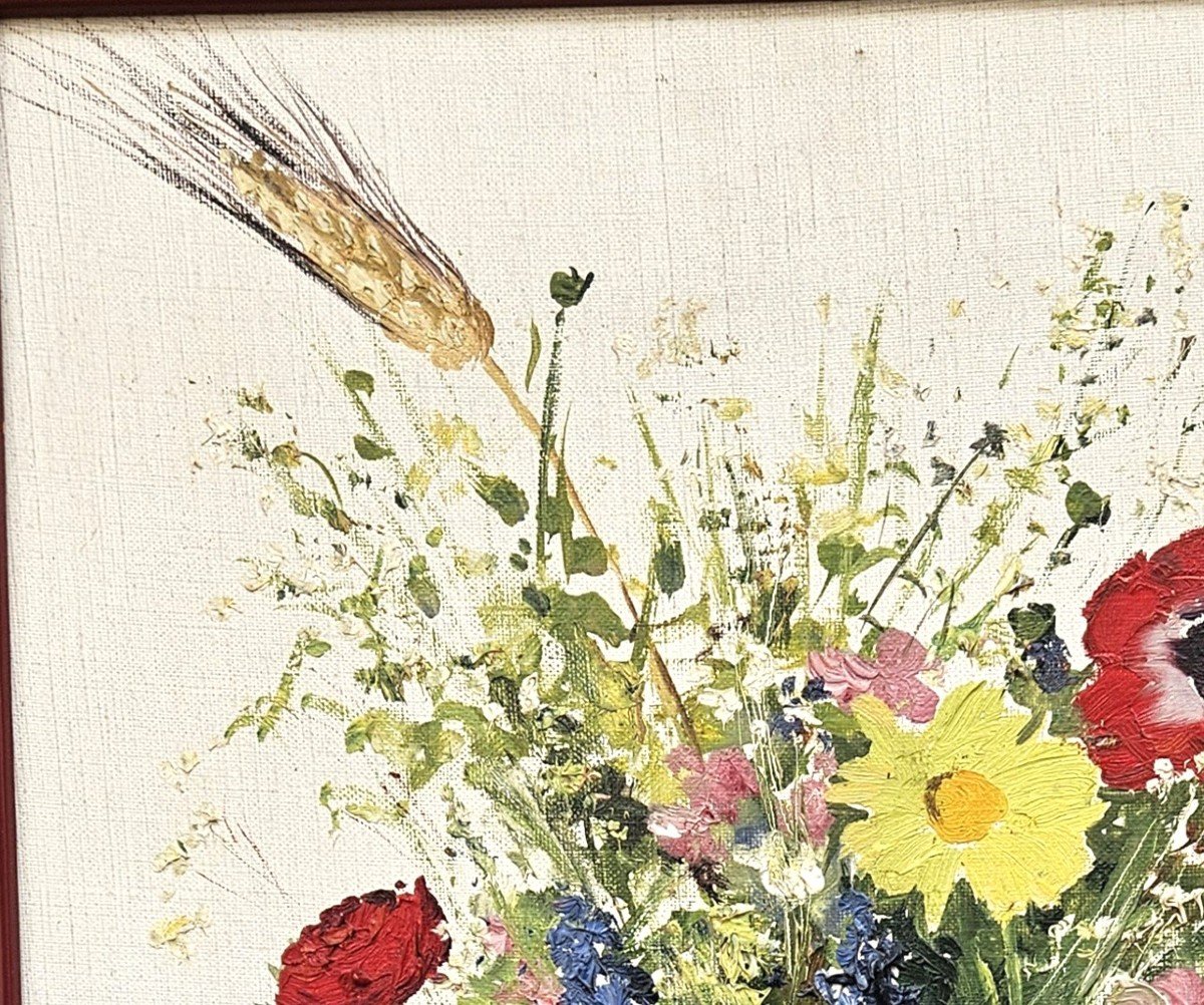 Field Flowers By Costanzo Waldemaro Figlinesi 1912-1991-photo-7