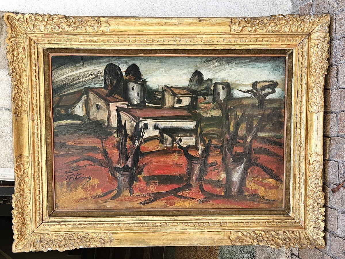 Landscape Of Provence By Franz Priking 1927-1979
