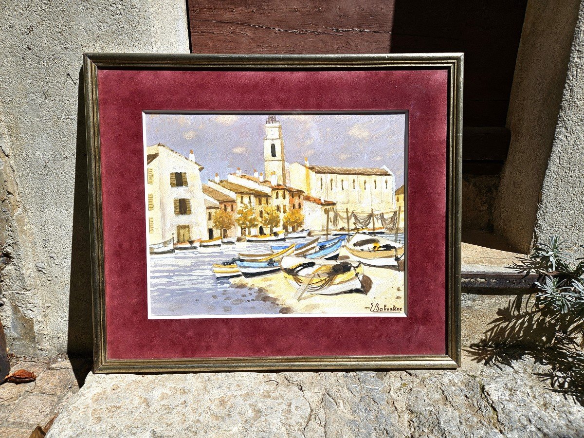Martigues By Eugène Baboulene 1905-1994-photo-3