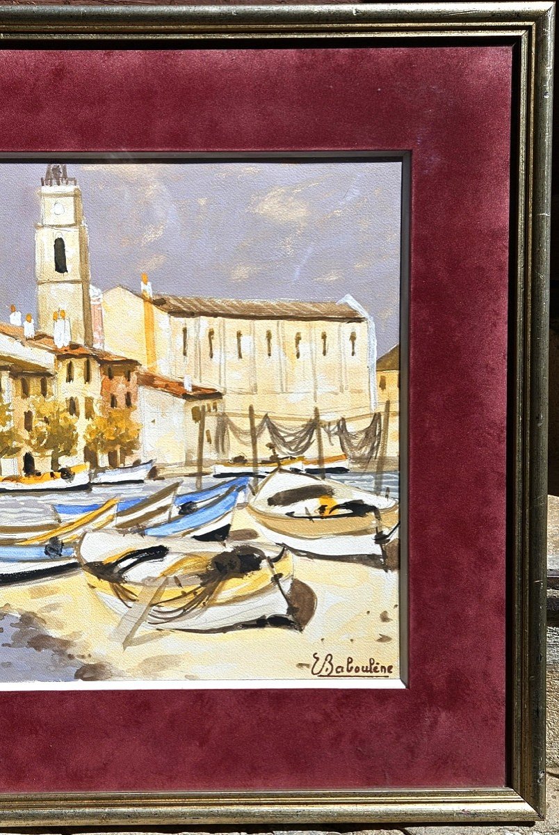 Martigues By Eugène Baboulene 1905-1994-photo-5