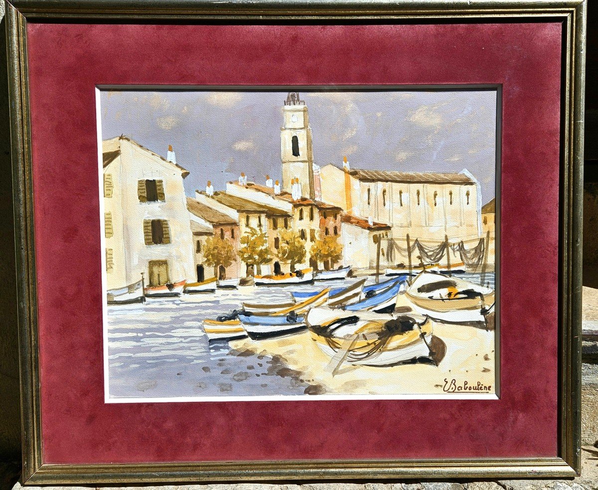 Martigues By Eugène Baboulene 1905-1994