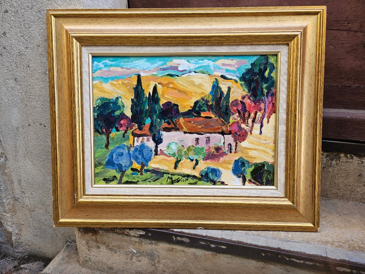 Le Mas Provençal By Marie Sion Born In 1956-photo-2