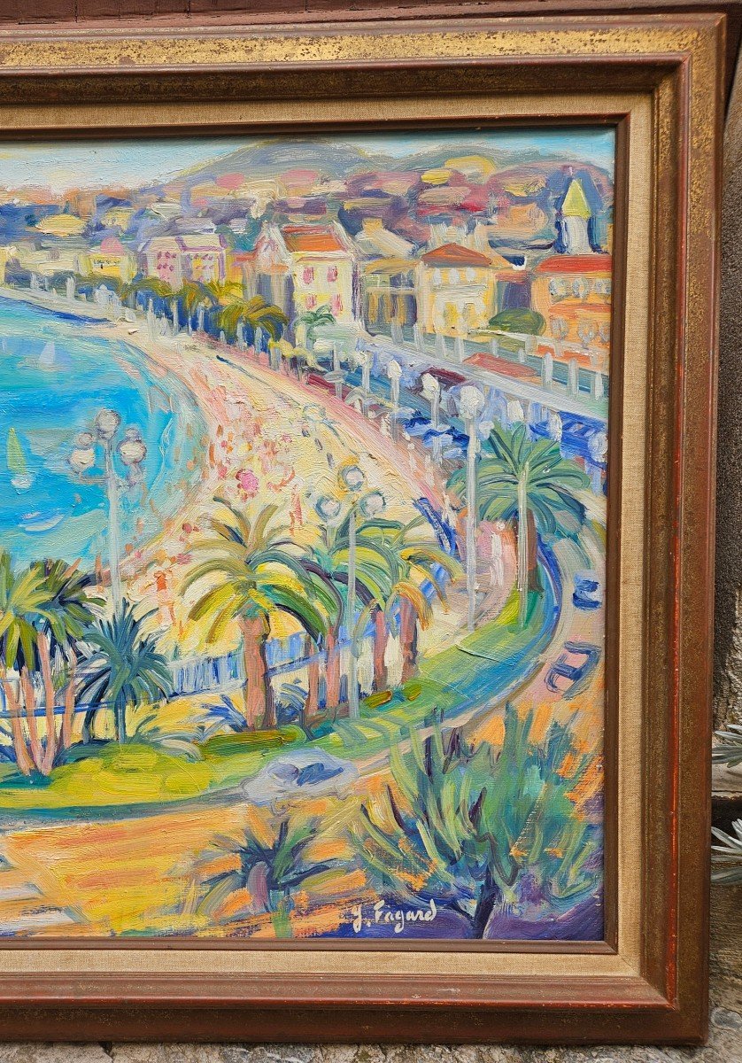 La Baie Des Anges à Nice Par Gérard Fagard-photo-1