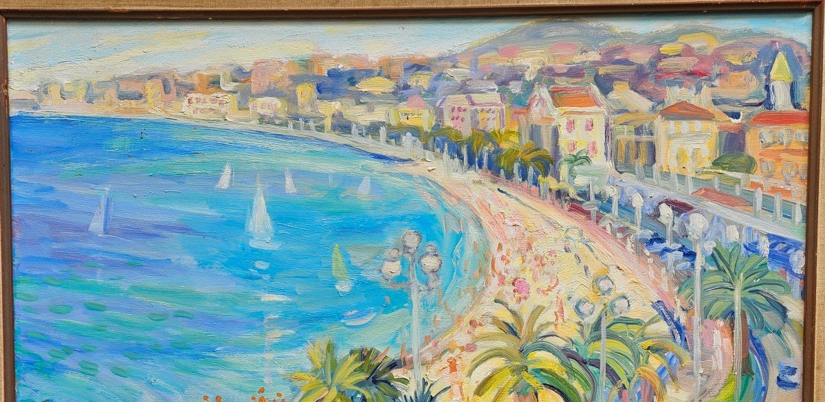 La Baie Des Anges à Nice Par Gérard Fagard-photo-3