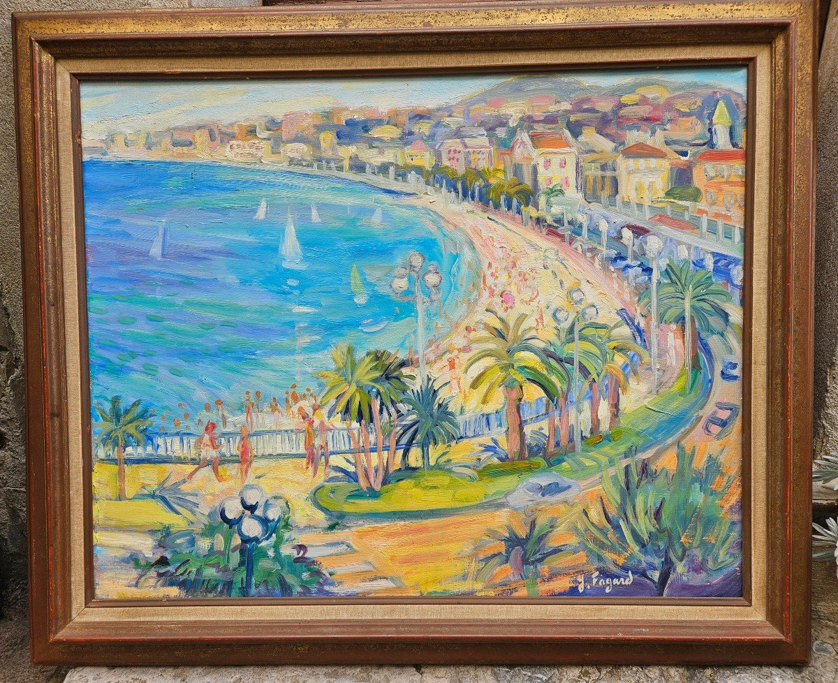 La Baie Des Anges à Nice Par Gérard Fagard