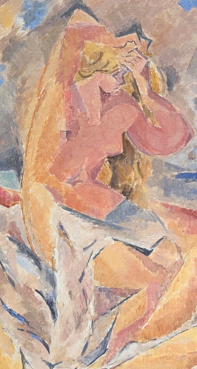 Les Baigneuses Par Alf Krogh Holt 1919-1997-photo-5