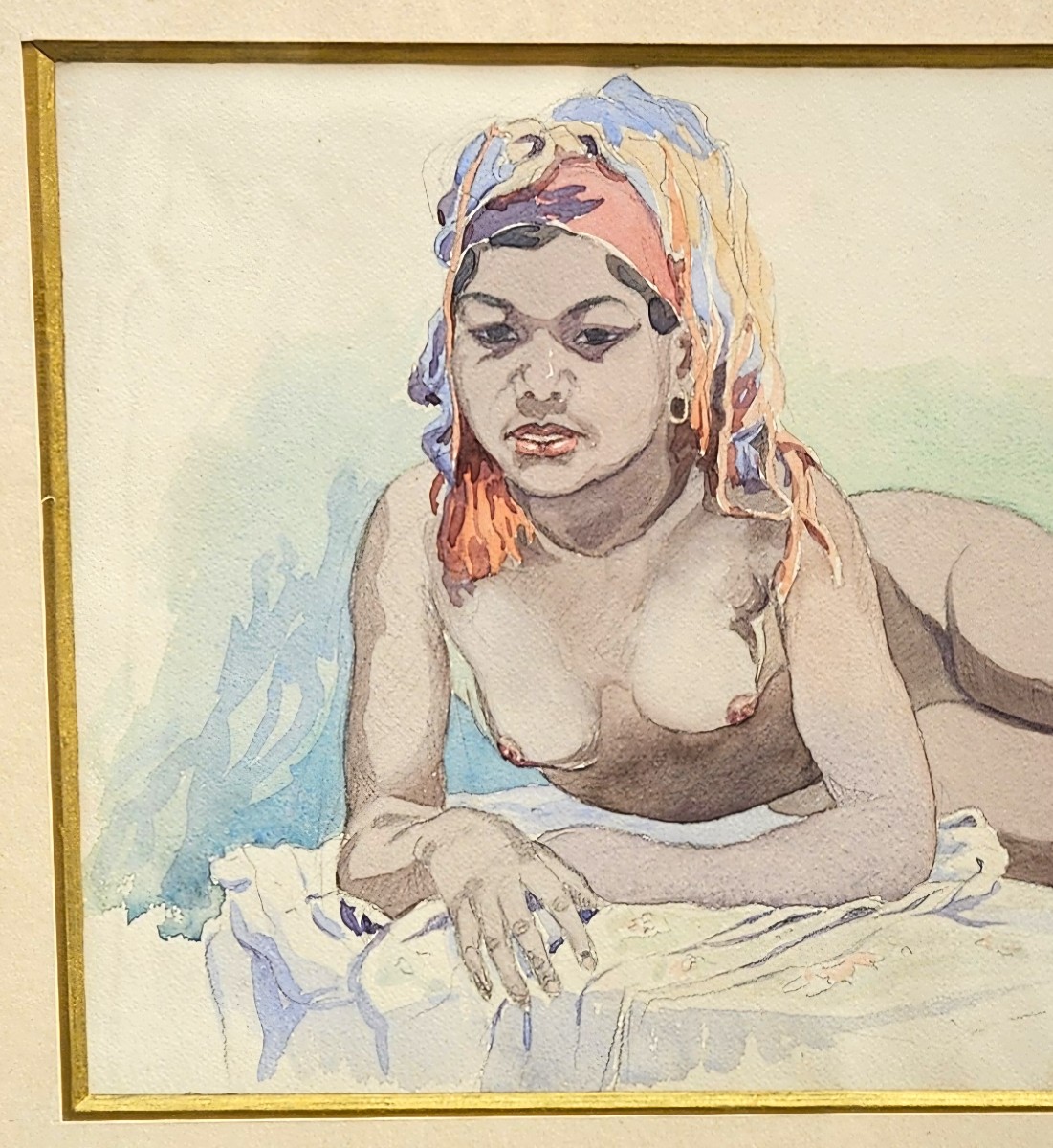 Oriental Nude By Antonin Prochazka 1882-1945-photo-5