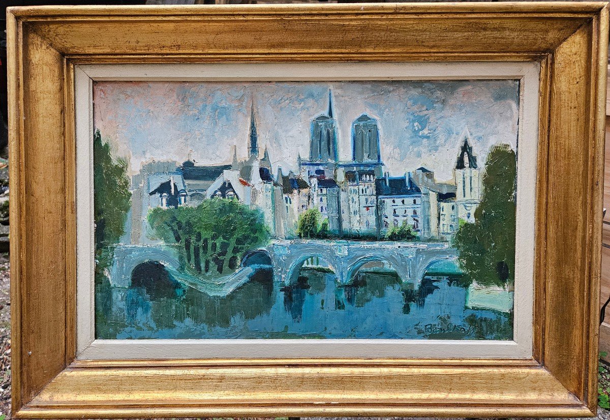 Paris , La Seine, le Pont Neuf Par Boulkoff-photo-1