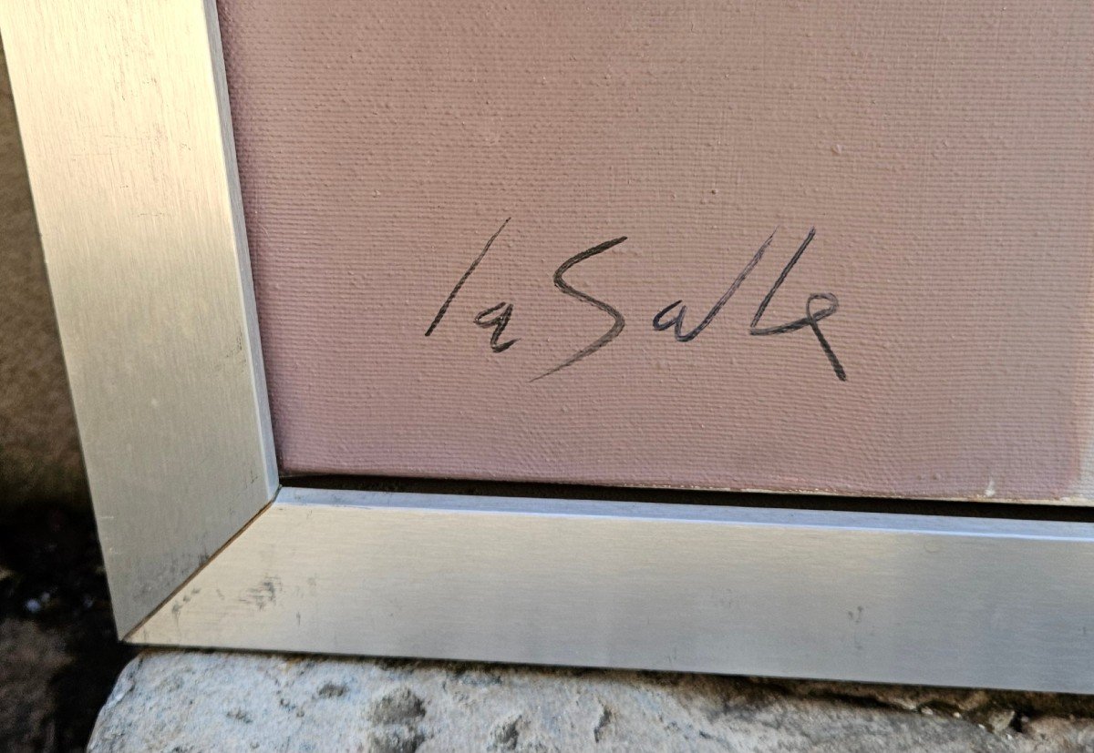 Les Colonnes Drapées Par Charles Louis Lasalle Né En 1938-photo-2