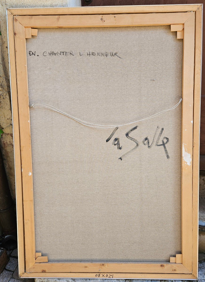 Les Colonnes Drapées Par Charles Louis Lasalle Né En 1938-photo-3