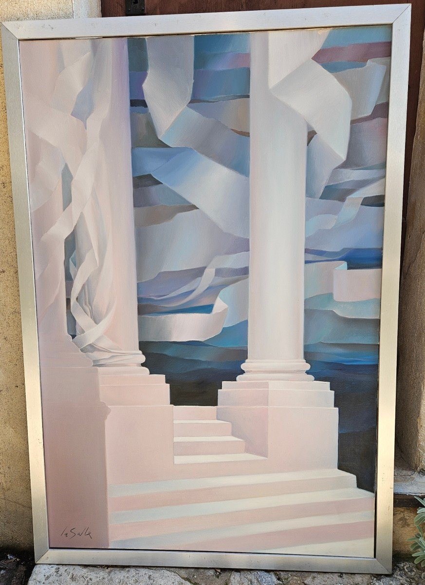 Les Colonnes Drapées Par Charles Louis Lasalle Né En 1938