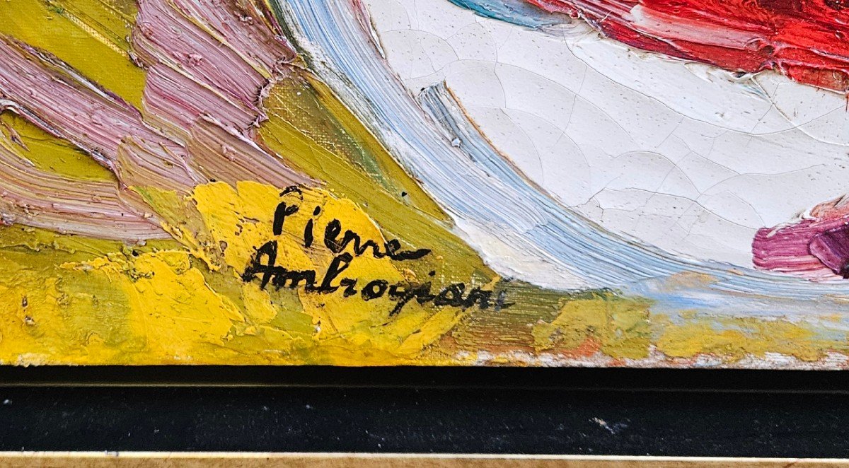 Le Pichet Bleu Par Pierre Ambrogiani 1907-1985-photo-2