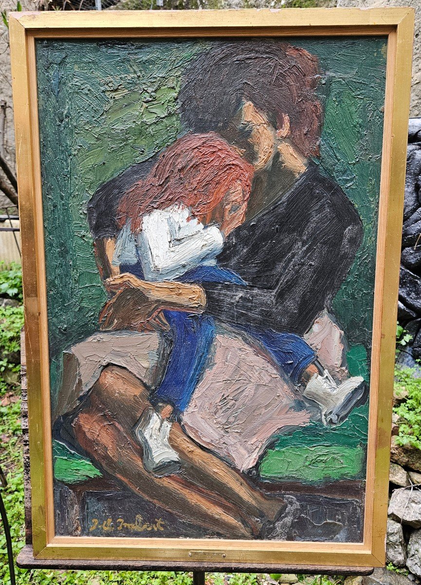 Dove And Joelle 1958 By Jean Claude Imbert 1919-1993