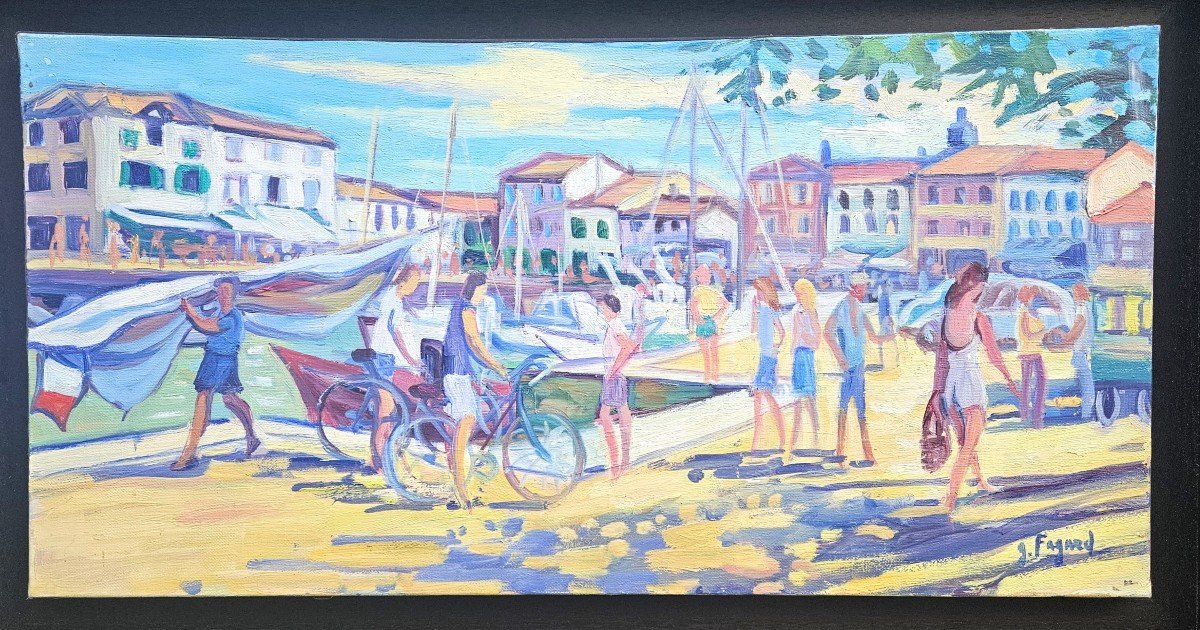 La Flotte - île De Ré Par Gérard Fagard 1938-2021-photo-5