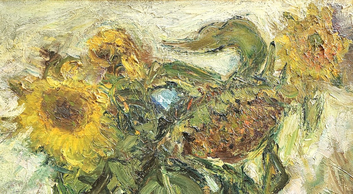 Les Tournesols Par Antoine Serra 1908-1995-photo-7