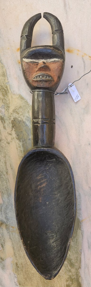 Dan Ceremonial Spoon From Ivory Coast-photo-2
