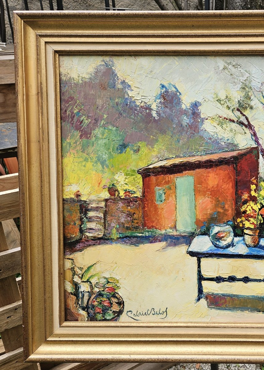 Le Jardin Fleuri Par Gabriel Belot 1882-1962-photo-2