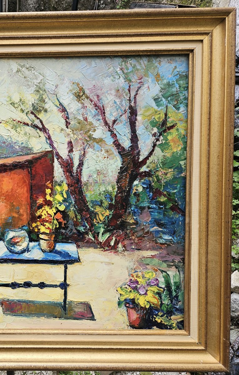 Le Jardin Fleuri Par Gabriel Belot 1882-1962-photo-3