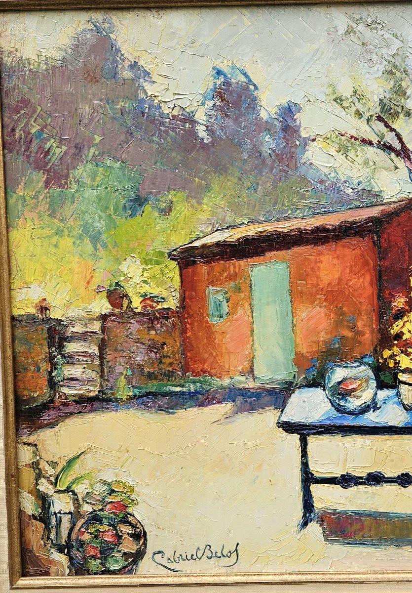 Le Jardin Fleuri Par Gabriel Belot 1882-1962-photo-4