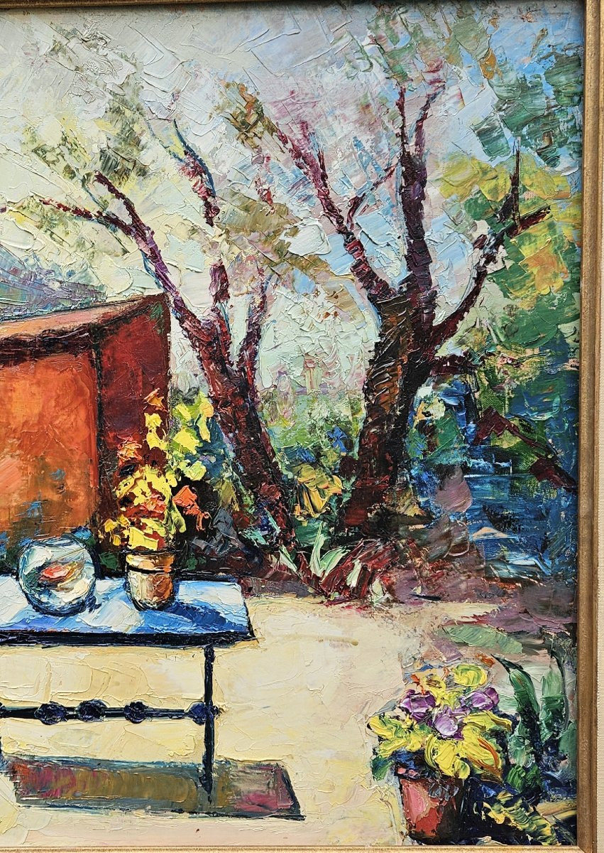 Le Jardin Fleuri Par Gabriel Belot 1882-1962-photo-5