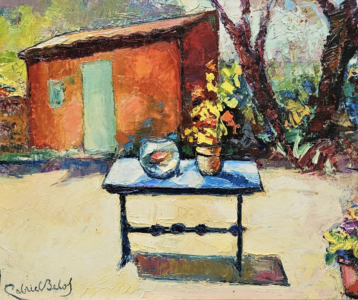 Le Jardin Fleuri Par Gabriel Belot 1882-1962-photo-6