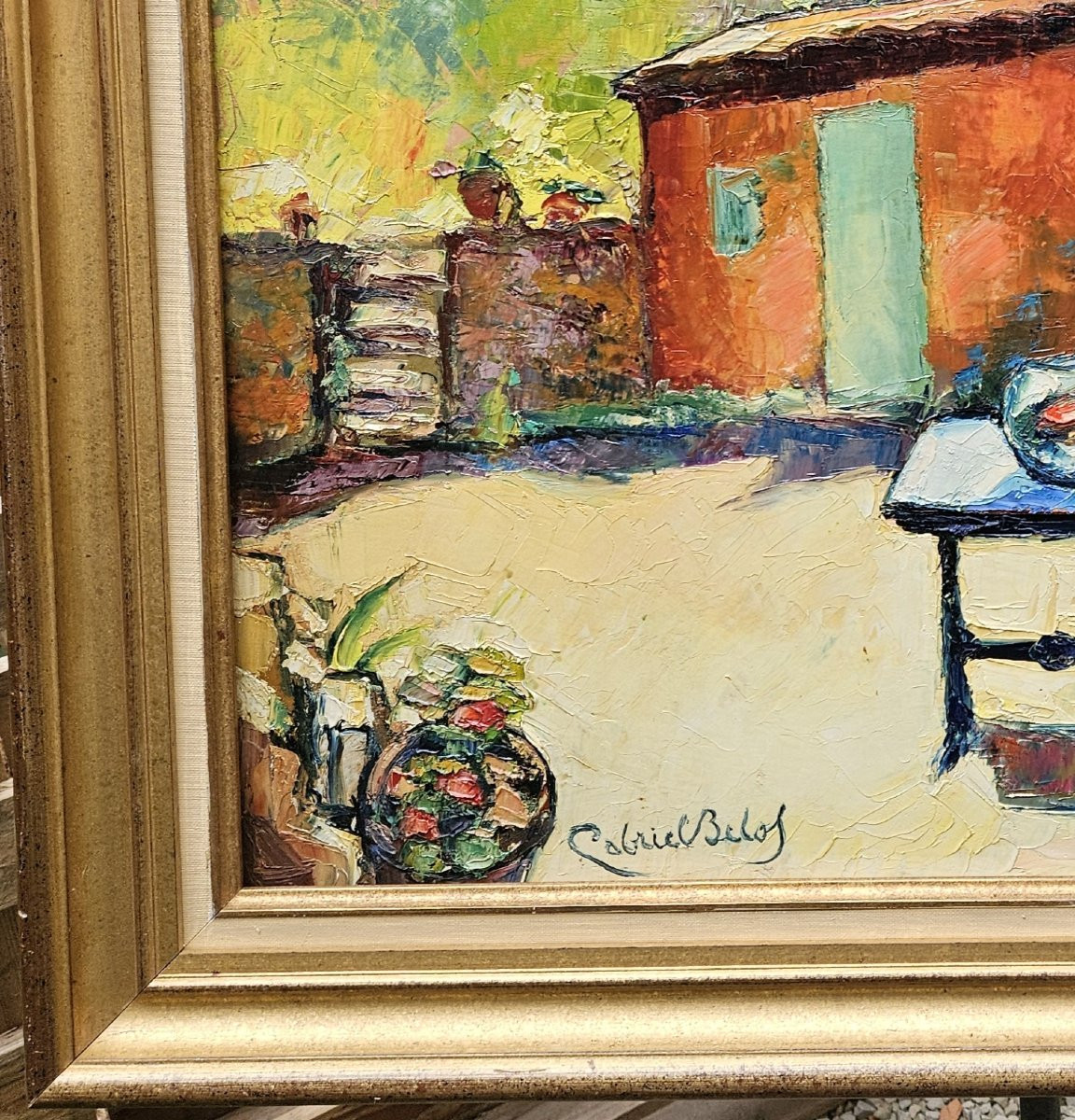 Le Jardin Fleuri Par Gabriel Belot 1882-1962-photo-8