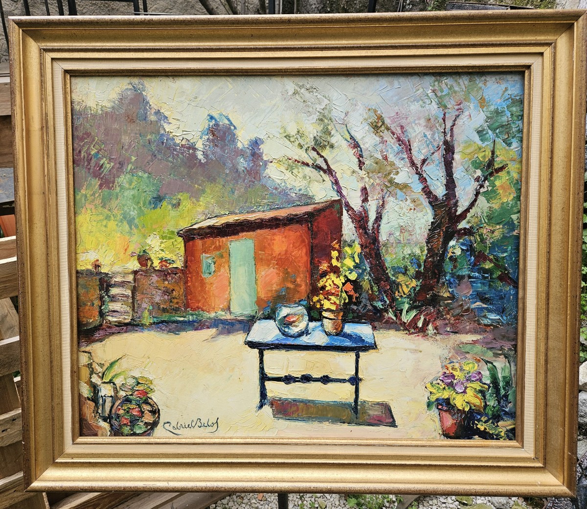 Le Jardin Fleuri Par Gabriel Belot 1882-1962