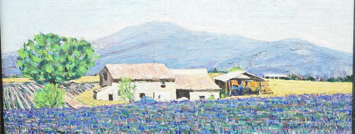 Lavender Fields By Jean Fayard 1919-2008-photo-5