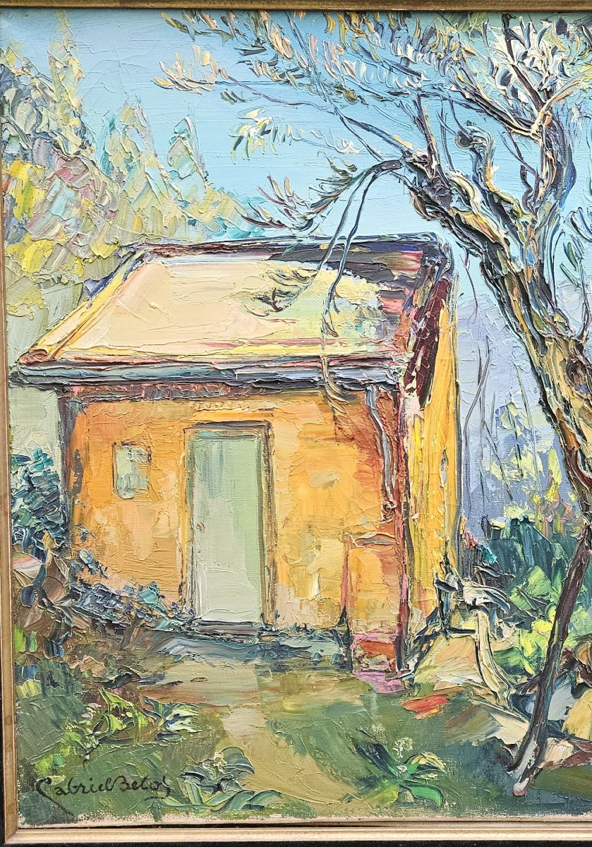 The Cabin - The Olive Tree By Gabriel Belot 1882-1962-photo-4