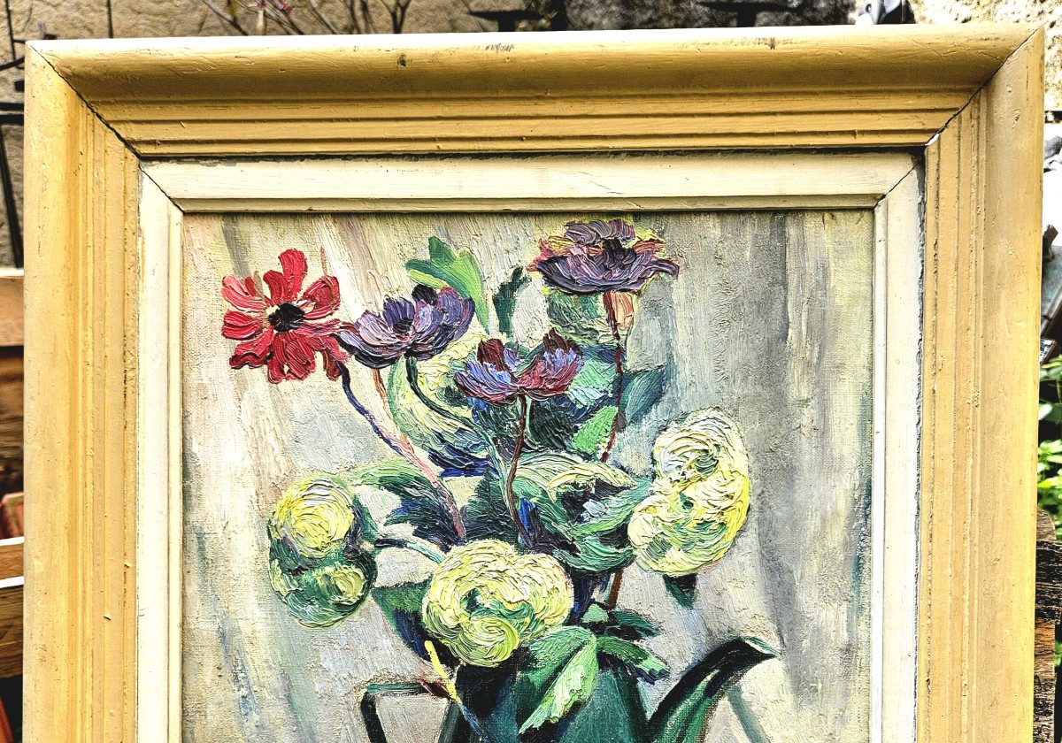 Bouquet Par André Verdilhan 1881-1963-photo-3
