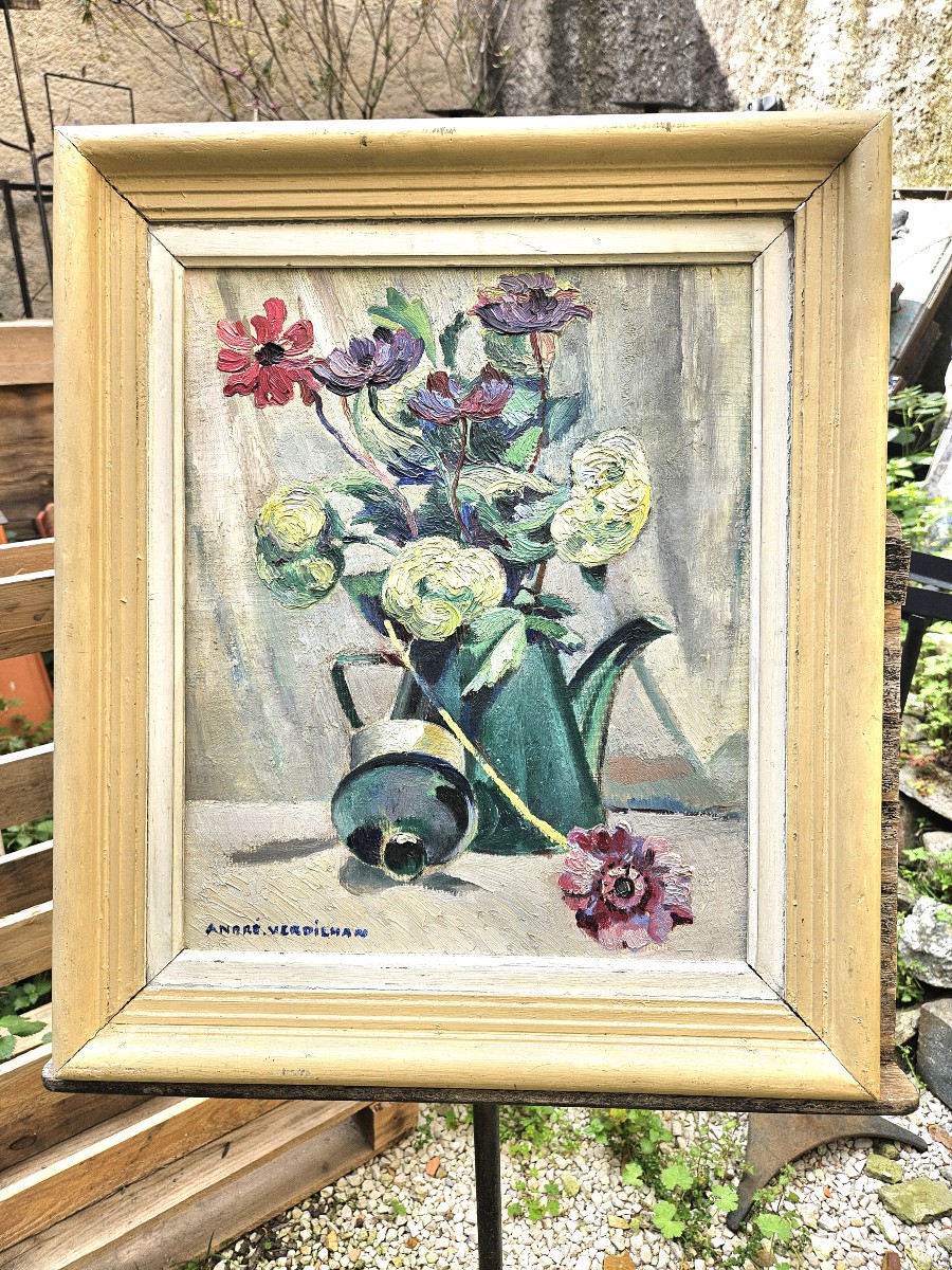 Bouquet Par André Verdilhan 1881-1963-photo-8