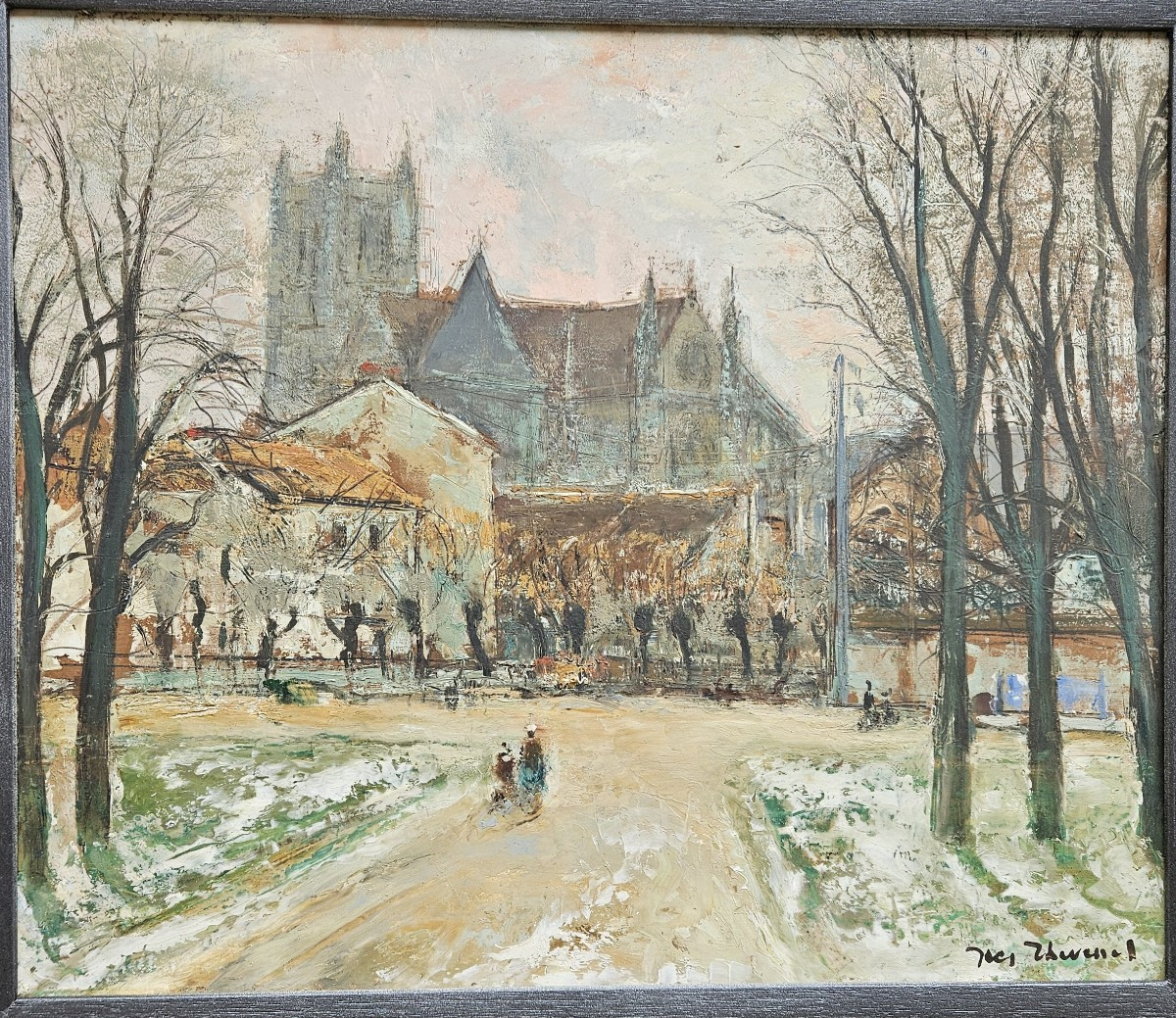 Paysage à La Cathédrale Par Jacques Thevenet 1891-1989-photo-2