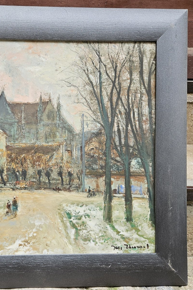 Paysage à La Cathédrale Par Jacques Thevenet 1891-1989-photo-4