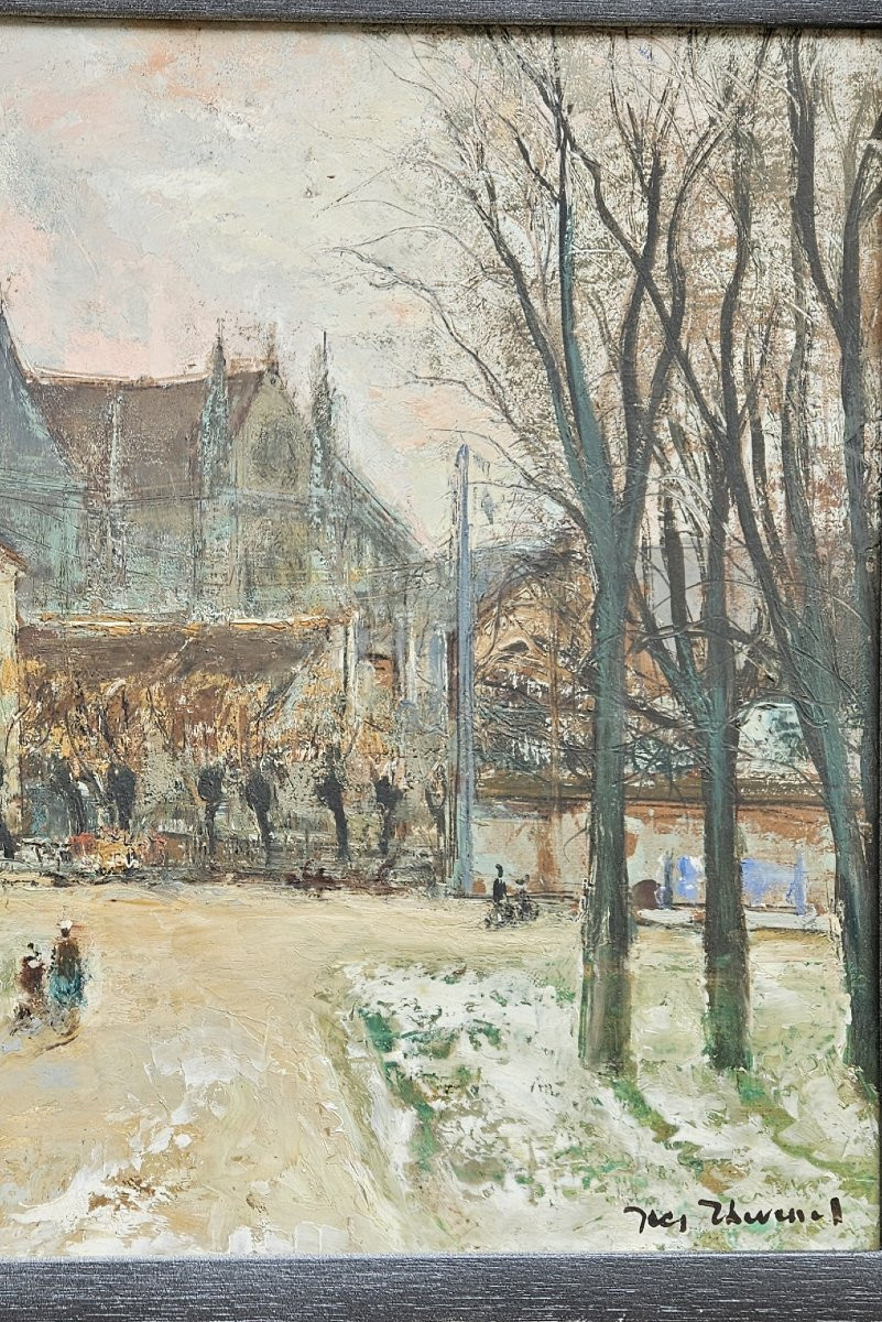 Paysage à La Cathédrale Par Jacques Thevenet 1891-1989-photo-6