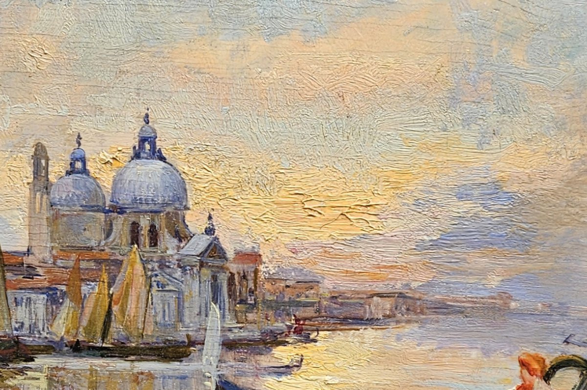 Venice By Raymond Allegre 1857-1953-photo-6