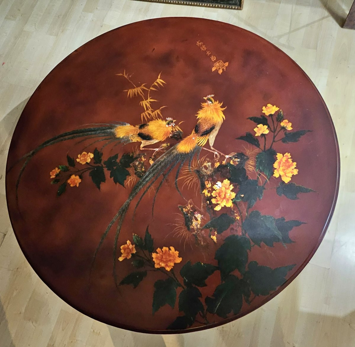 Table Basse  Laquée Vietnam Thanh Ley Estampillée-photo-7