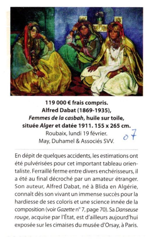 Two Flowers Oriantals By Alfred Dabat 1869-1935-photo-1