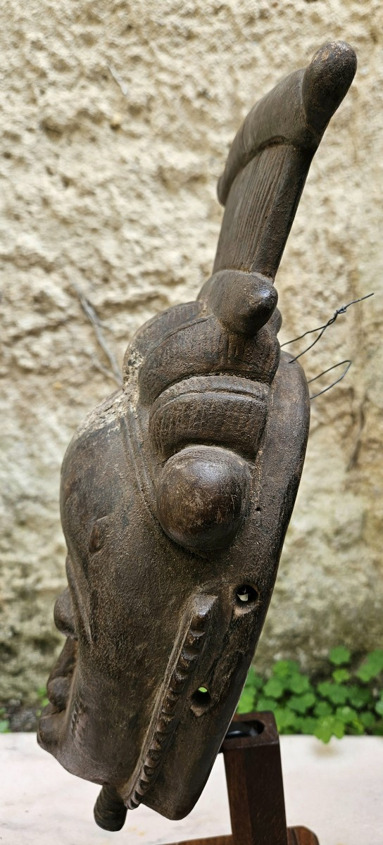 Baoulé Dance Mask From Ivory Coast-photo-3