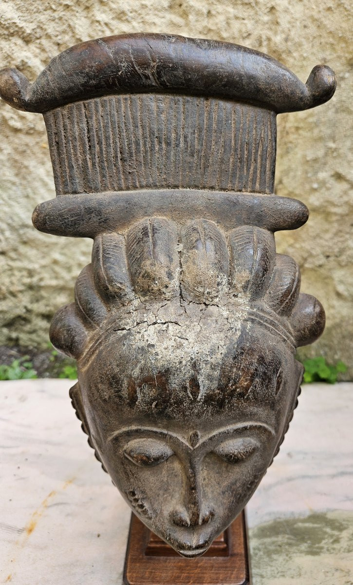 Baoulé Dance Mask From Ivory Coast-photo-6