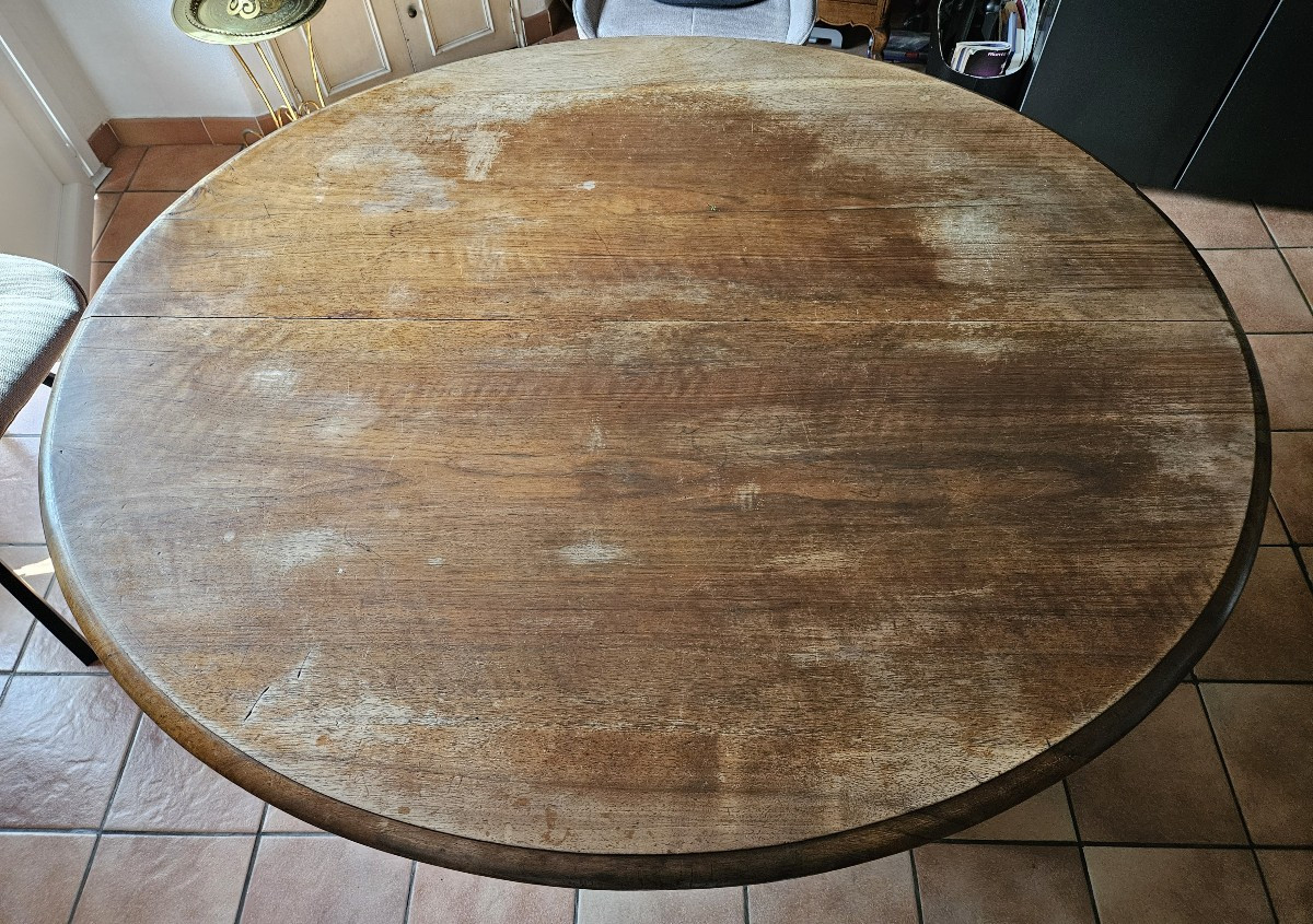 Table De Salle à Manger En Noyer Napoléon III-photo-3