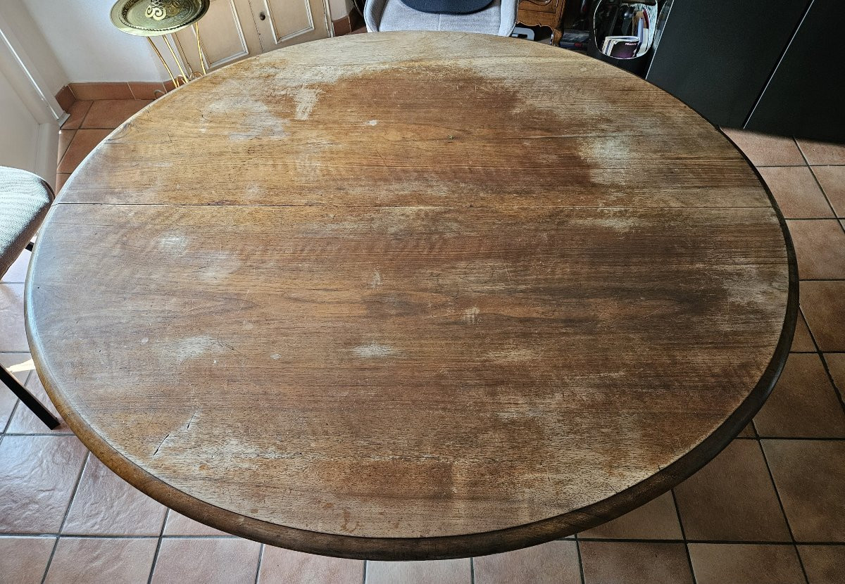 Table De Salle à Manger En Noyer Napoléon III-photo-7