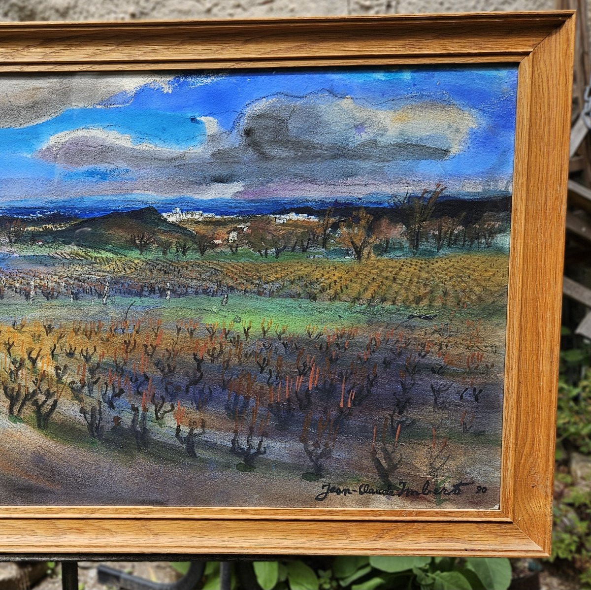 Paysage de Provence par Jean-Claude IMBERT 1919-1993-photo-7