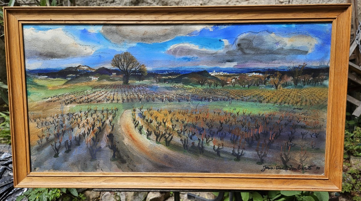 Paysage de Provence par Jean-Claude IMBERT 1919-1993