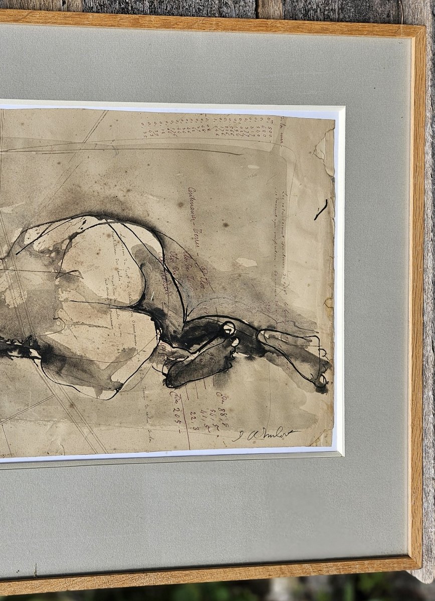 Reclining Nude By Jean Claude Imbert-photo-4