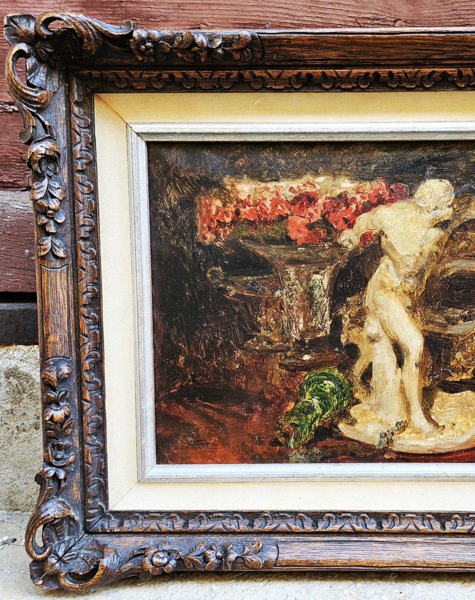 Statuette et bouquet par Félix ZIEM  1821-1911-photo-4